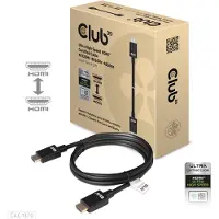 Club 3D 2.1 HDMI Ultra High Speed -näyttökaapeli, 1,5m, musta
