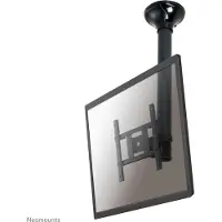 NeoMounts 10-40" Flat Screen Ceiling Mount, -kattoteline 64-104cm laskulla, musta