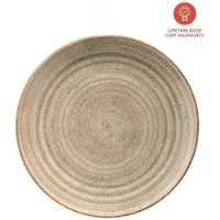 Bonna Aura Terrain Side Plate 21 Cm - Aluslautaset Posliini Ruskea - ATRGRM21DZ
