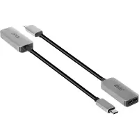 Club 3D CAC-1567 - Aktiivinen USB-C - DisplayPort 1.4 -adapteri, harmaa