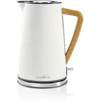 Nedis 1,7 l valkoinen vedenkeitin