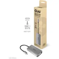 Club 3D 3D-sovitin - - CAC-1510-A - USB Type-C:stä DVI:hin - HDCP pois päältä - Aktiivinen