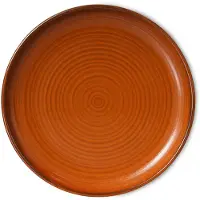 HK Living Home Chef -ruokalautanen Ø 26 cm Burned orange