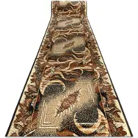 Rugsx Matto bcf lehti beige (agawa) 160 cm