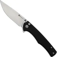SENCUT Crowley Button Lock Black G10