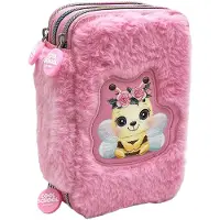 Tinka Bee Rosa (8 804205) Triple Pocket Kynäkotelo
