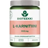 Raw Organic Bioteekki L-karnitiini, 90 tabl.