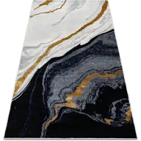 Rugsx Matto emerald yksinomainen 1017 glamouria, tyylikäs marmori laivastonsininen /