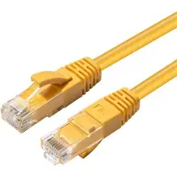 Microconnect Cat6a UTP RJ45 15m -verkkokaapeli, keltainen