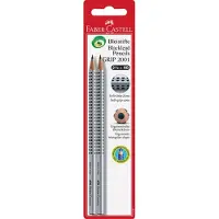 Faber-Castell Bleistift Grip 2001 HB 2x BK (217497)
