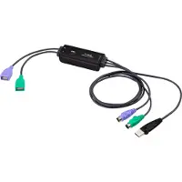 Aten – Converts USB keyboard and mouse into PS/2 (80cm) (CV10KM-AT)