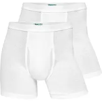 JBS Organic Bokserit 2-pack - Valkoinen, koko Large