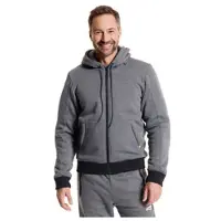 FASTWAY T-2208 Miesten moottoripyörä- Huppari Harmaa/Musta Miehet, size 48