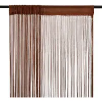 vidaXL Naruverhot, 2 kpl, 100 x 250 cm, Ruskea