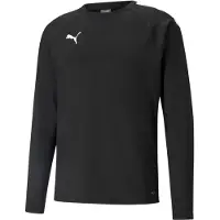 Puma Toiminnallinen paita 'TeamLiga' musta / valkoinen