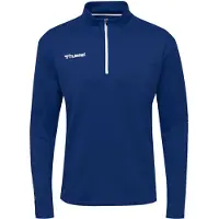 Hummel Harjoituspaita Authentic 1/2 Zip - Sininen/valkoinen, koko Large