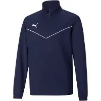 Puma Urheilullinen collegepaita 'TeamRise' tummansininen / valkoinen