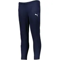 Puma Treenihousut Teamrise Poly - Navy/valkoinen Lapset, koko 164 cm