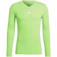 Adidas Toiminnallinen paita 'Team Base' neonvihreä / valkoinen