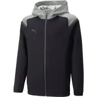 Puma Teamcup Casuals Huppari - Musta/harmaa Lapset, koko 140 cm