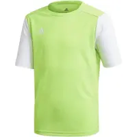 Adidas Toiminnallinen paita 'Estro 19' neonvihreä / valkoinen
