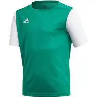 Adidas Toiminnallinen paita 'Estro 19' tummanvihreä / valkoinen