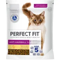 Perfect Fit Ekonomipakkaus: 6x750g Anti Hairball 1+ Rich in Chicken Kissan kuivamuonaa