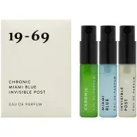 19-69 The Collection Three Eau De Parfum (3 References) Miami Blue, Invisible Post, Chronic - 3 x 2,5 ml