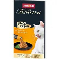 Animonda Cat | Vom Feinsten Snack Cream | Kissanherkut 6x15g - Kana + Kissanruoho 6x15g