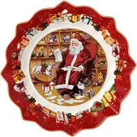 Villeroy & Boch Toy's Fantasy jallallinen kulho 24 cm Valko-punainen