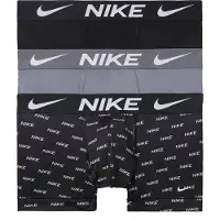 Nike Underwear Bokserishortsit harmaa / musta / valkoinen