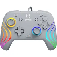 PDP Afterglow Wave Wired Ohjain - Harmaa (Nintendo Switch)