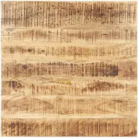 vidaXL Pöytälevy täysi mangopuu 25-27 mm 70x70 cm