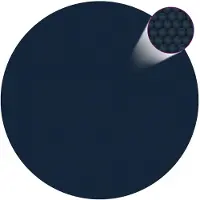 vidaXL Kelluva uima-altaan PE-aurinkoenergiakalvo 527 cm sinimusta