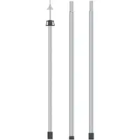 vidaXL Teleskooppivarsi pressuun pituus 102-260 cm alumiini