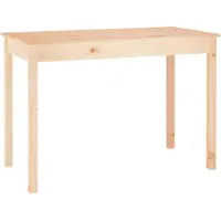 vidaXL Ruokapöytä 110x55x75 cm täysi mänty