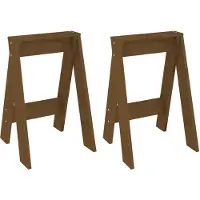 vidaXL Jakkarat 2 kpl hunajanruskea 40x40x60 cm täysi mänty