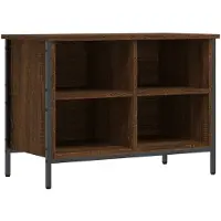 vidaXL Kenkäkaappi ruskea tammi 69x35x50 cm tekninen puu
