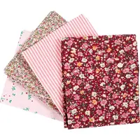 Creativ Company Patchwork Fabric Pink 45x55cm 4pcs.