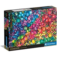 Clementoni High Quality Collection Colorboom Marbles -palapeli, 1000 palaa