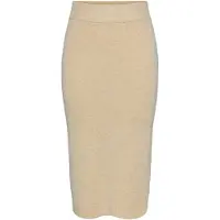 Y.A.S Yasassi Hw Midi Knit Skirt S. Noos - White - S