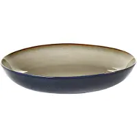 Serax Terres de Rêves -pastalautanen 23,5 cm Misty grey-dark blue