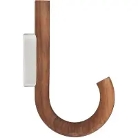Gejst Hook koukku 19 cm Saksanpähkinä-kromi