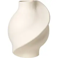 Louise Roe Ceramic Pirout Vase #02 - Cream - H42CM