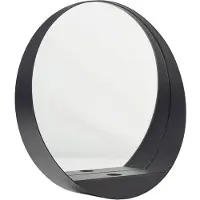 Gejst Glim peili/kynttilänjalka Ø 28 cm Musta