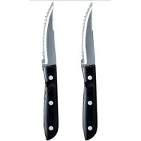 Gense Steakkniv Xl Old Farmer Micarta 23,5 Cm 2 Stk. Sort/Stål - Black - L23.5CM