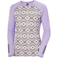 Helly Hansen Lifa Active Graphic Crew, nainen, violetti