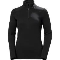 Helly Hansen Lifa Merino Midweight 1/2 Zip, nainen, musta