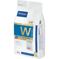Virbac Veterinary HPM 2 Weight Loss - Control Cat kuivaruoka painonpudotukselle, lihaville ja diabeetikoille kissoille, 3 kg