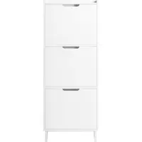 SoBuy Kenkäkaappi FSR151-H-W valkoinen